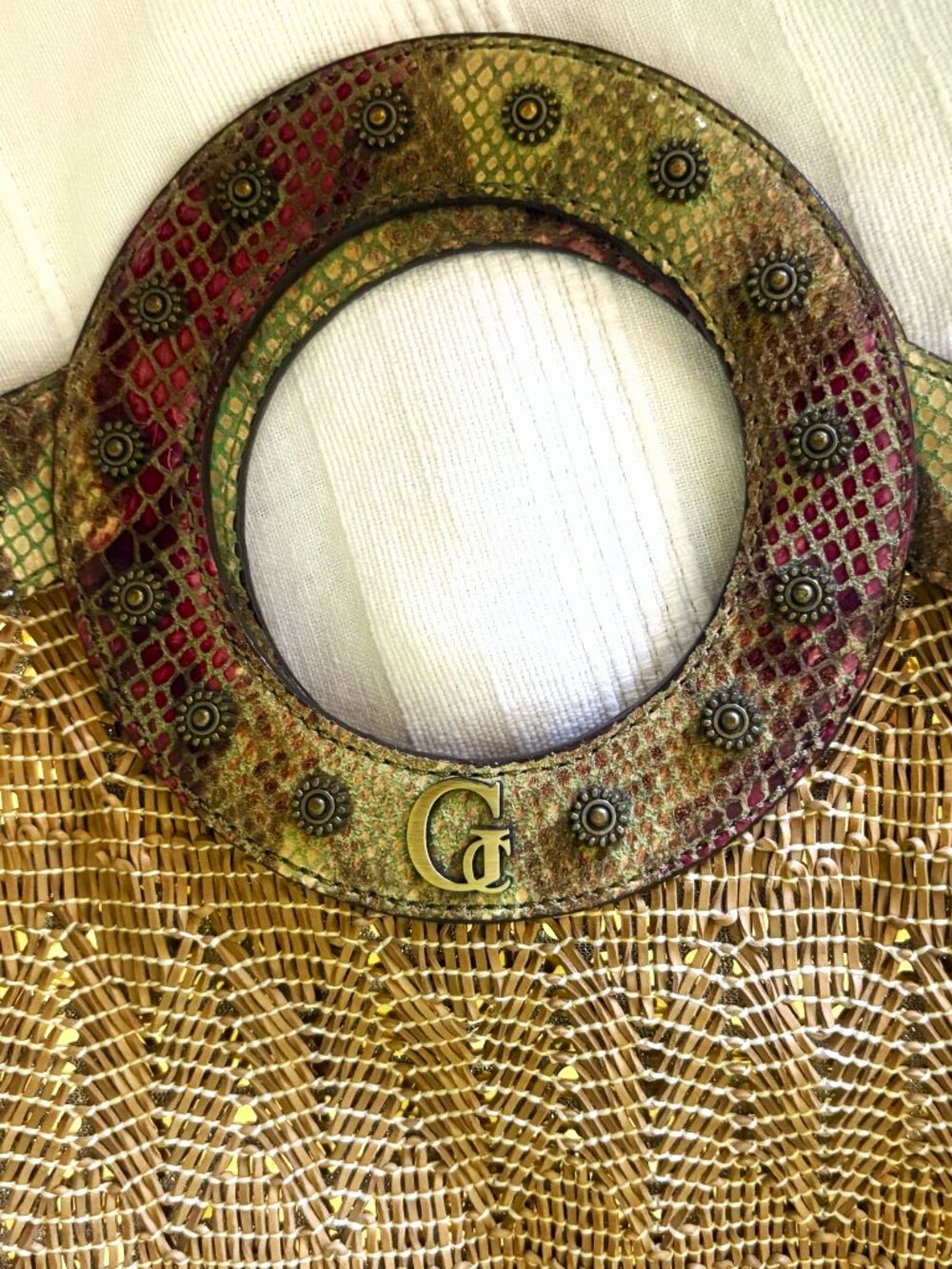 Vintage Guess COLLECTION IMAN Luxury Satchel Hobo Hand or Crossbody Bag NWOT